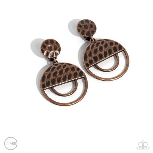 Southern Souvenir - Copper Clip On Earrings - Picture 2 of 2